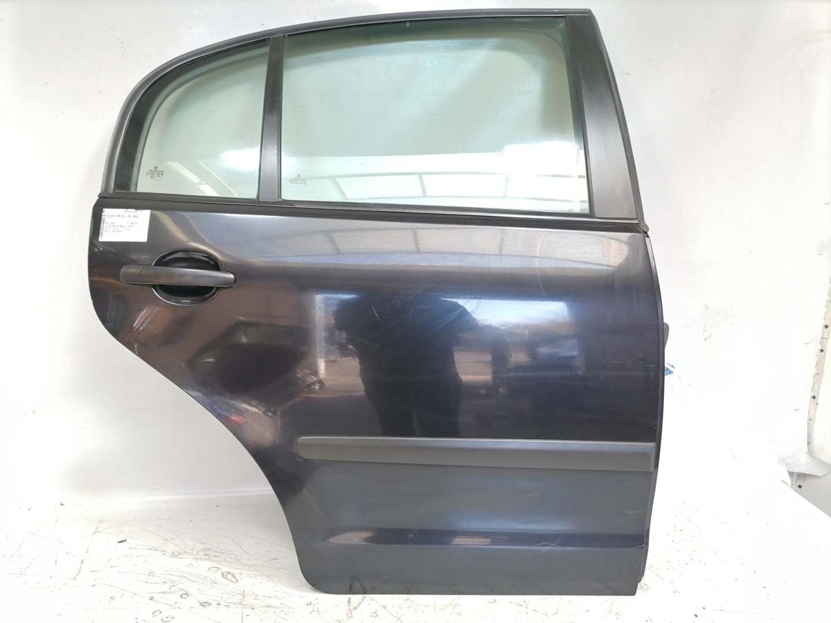 VW Polo 9N2 original Tür hinten rechts Limousine LC9Z Black Magic Bj.2004